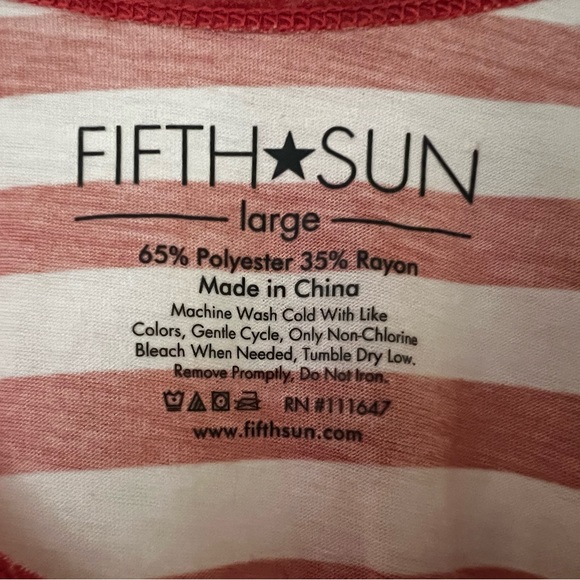 BOGO American Flag Tank, Size Large EUC - Picture 2 of 3
